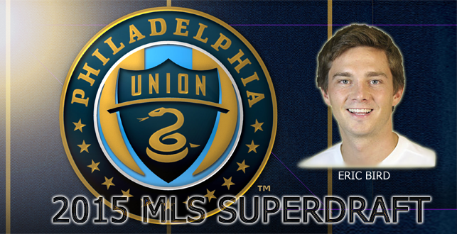 Eric Bird Selected by Union in MLS Superdraft